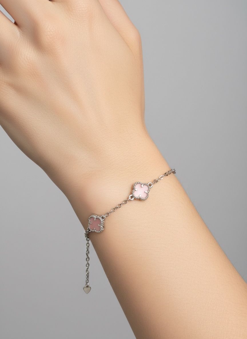 Pulsera de plata y nacar